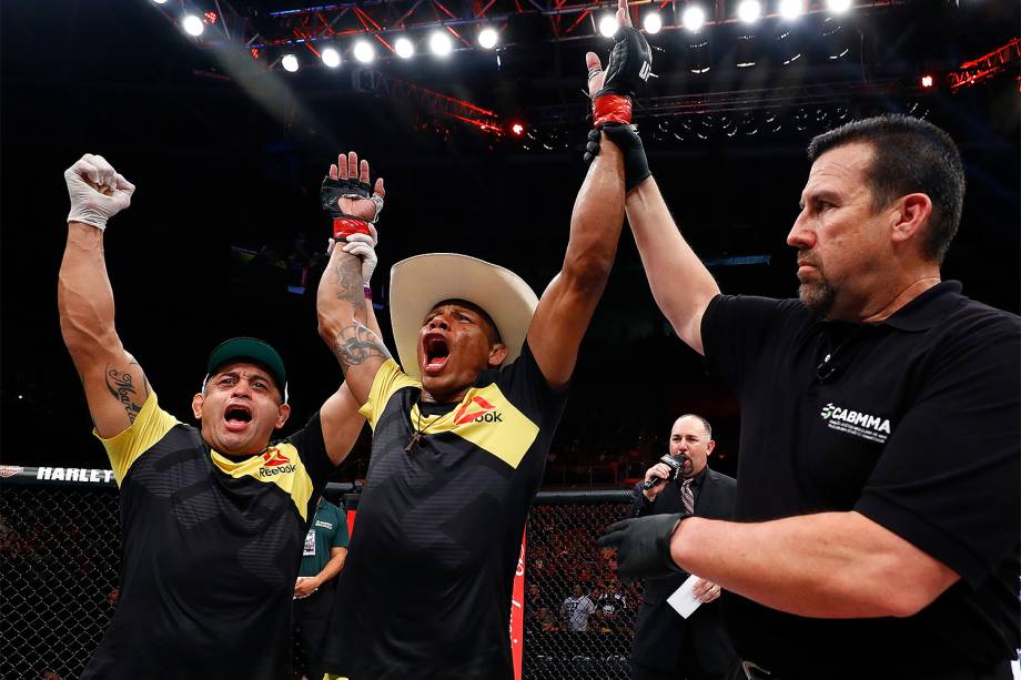 Alex Cowboy durante a edição 106 do UFC Fight Night, no CFO – Centro de Formação Olímpica, em Fortaleza - 12/03/2017