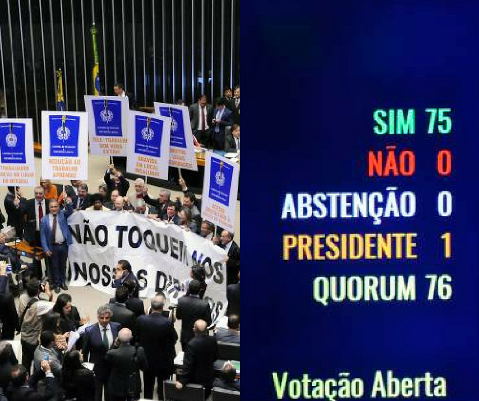 Reforma trabalhista e fim do foro especial nas manchetes do dia