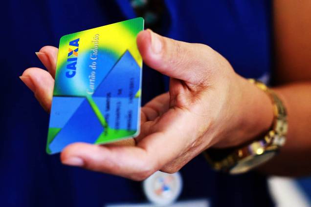 Cartão do cidadão usado para operações nas contas do FGTS Cartão do cidadão usado para operações nas contas do FGTS