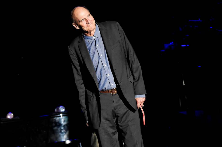 Show do cantor norte-americano James Taylor no estádio Allianz Parque, em São Paulo - 06/04/2017