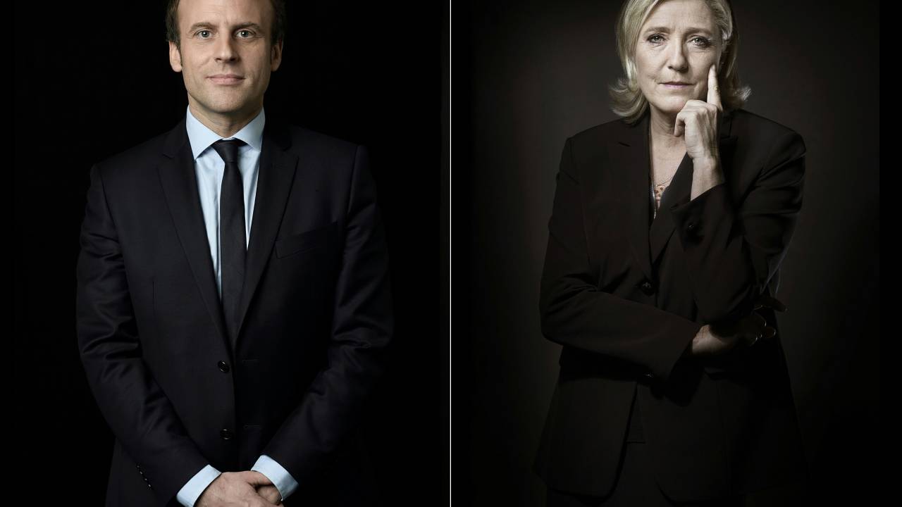 Emmanuel Macron e Marine Le Pen
