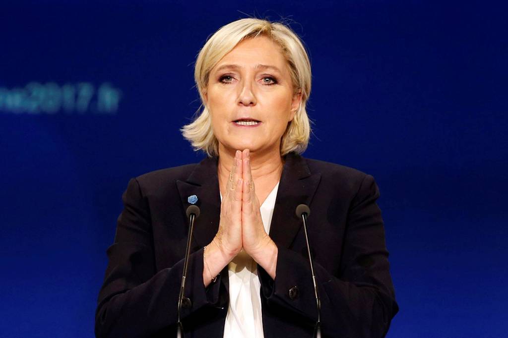 Le Pen cresce 5 pontos e anuncia possível primeiro-ministro