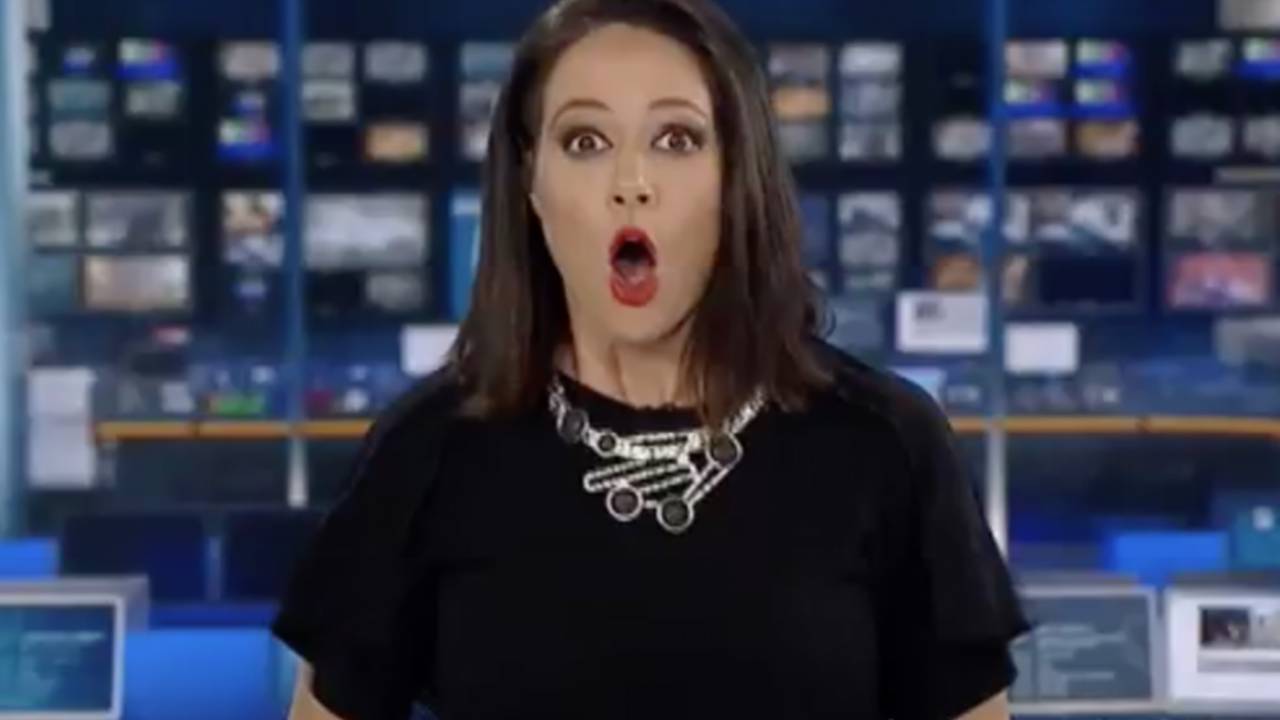 Âncora do canal ABC Natasha Exelby