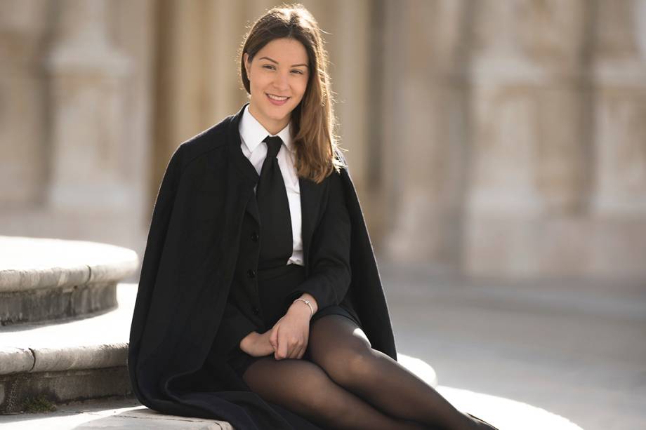 Clara, estudante de jornalismo da faculdade de Coimbra