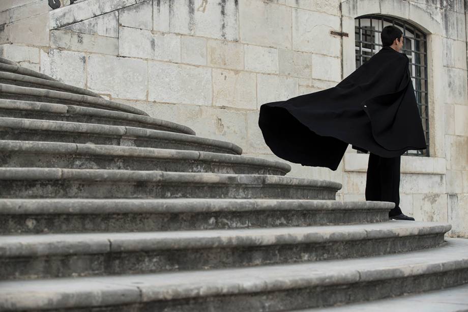 Estudante na faculdade de direito de Coimbra