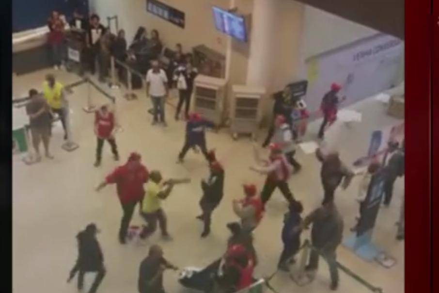 Confusão no Aeroporto Santos Dummunto no Rio