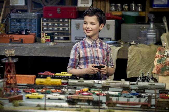 Iain Armitage na série 'Young Sheldon'