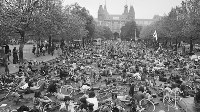 Protesto em Amsterdã