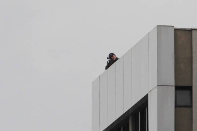Segurança nos arredores da Justiça Federal em Curitiba contou até com atiradores de elite por causa do depoimento do ex-presidente Lula ao juiz Sergio Moro - 10/05/2017 Segurança nos arredores da Justiça Federal em Curitiba contou até com atiradores de elite por causa do depoimento do ex-presidente Lula ao juiz Sergio Moro - 10/05/2017