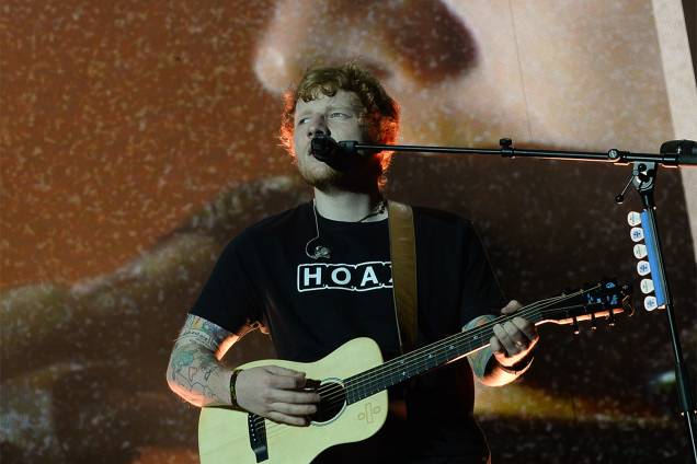 Ed Sheeran durante a turnê “Divide Tour” no Allianz Parque em São Paulo - 28/05/2017 Ed Sheeran durante a turnê “Divide Tour” no Allianz Parque em São Paulo - 28/05/2017
