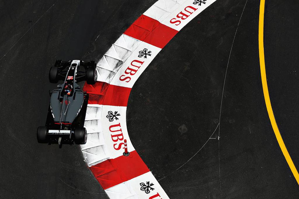 O franc&ecirc;s Romain Grosjean durante o GP de M&ocirc;naco