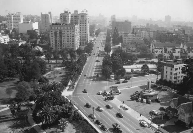 Cruzamento em LA nos anos 90