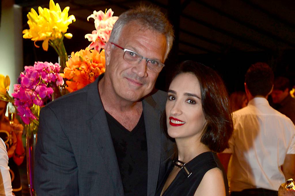 Pedro Bial e Maria Prata