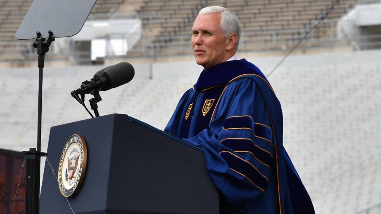 O vice-presidente dos Estados Unidos Mike Pence