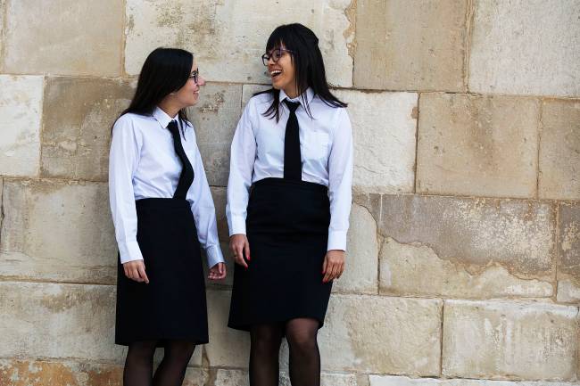 Estudantes da universidade de Coimbra.