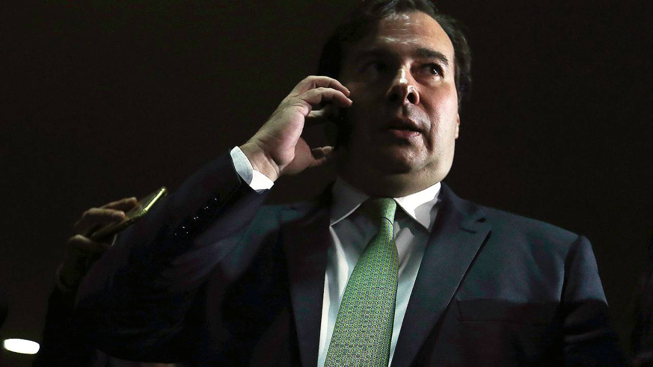 O presidente da Câmara, Rodrigo Maia (DEM-RJ) - 22/05/2017