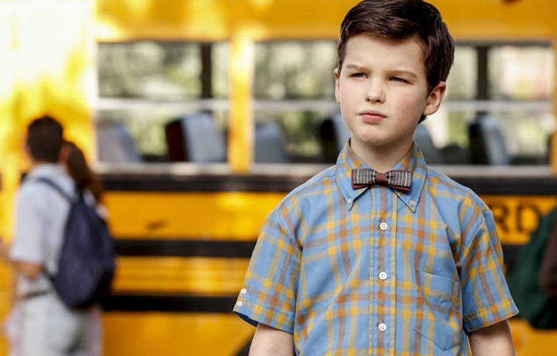 Iain Armitage na série 'Young Sheldon'