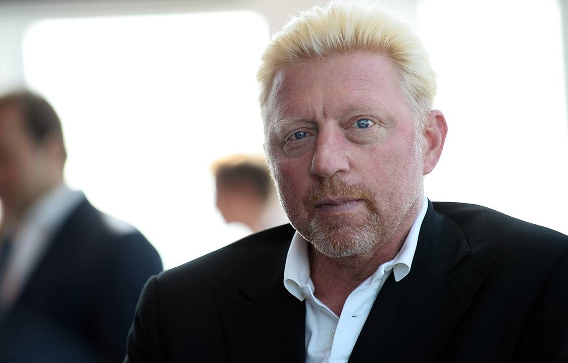 Boris Becker durante evento da ATP em Londres, Inglaterra