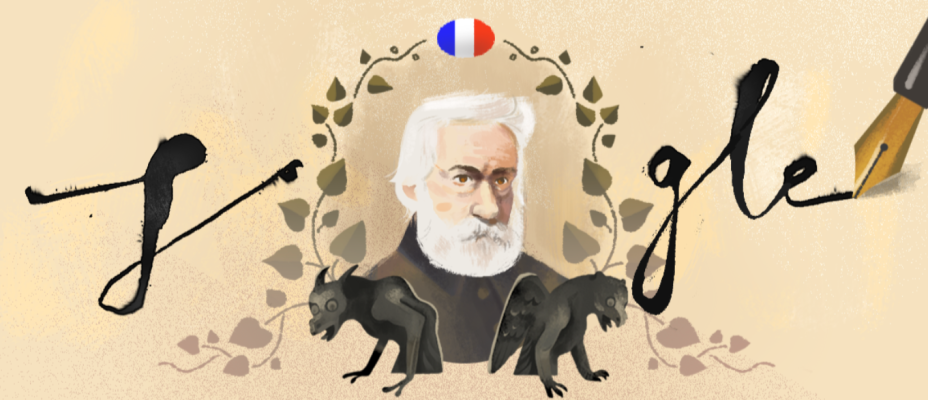 Google homenageia escritor Victor Hugo Google homenageia escritor Victor Hugo