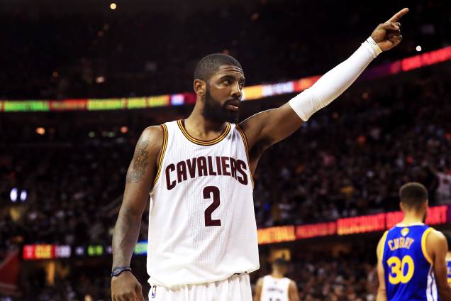 Kyrie Irving do Cleveland Cavaliers durante jogo 4 das finais da NBA contra o Golden State Warriors - 09/06/2017 Kyrie Irving do Cleveland Cavaliers durante jogo 4 das finais da NBA contra o Golden State Warriors - 09/06/2017