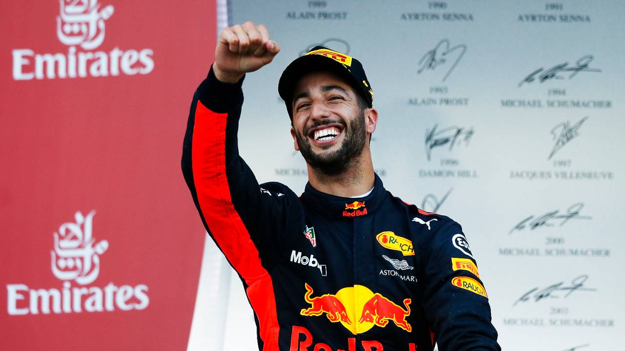 O australiano Daniel Ricciardo