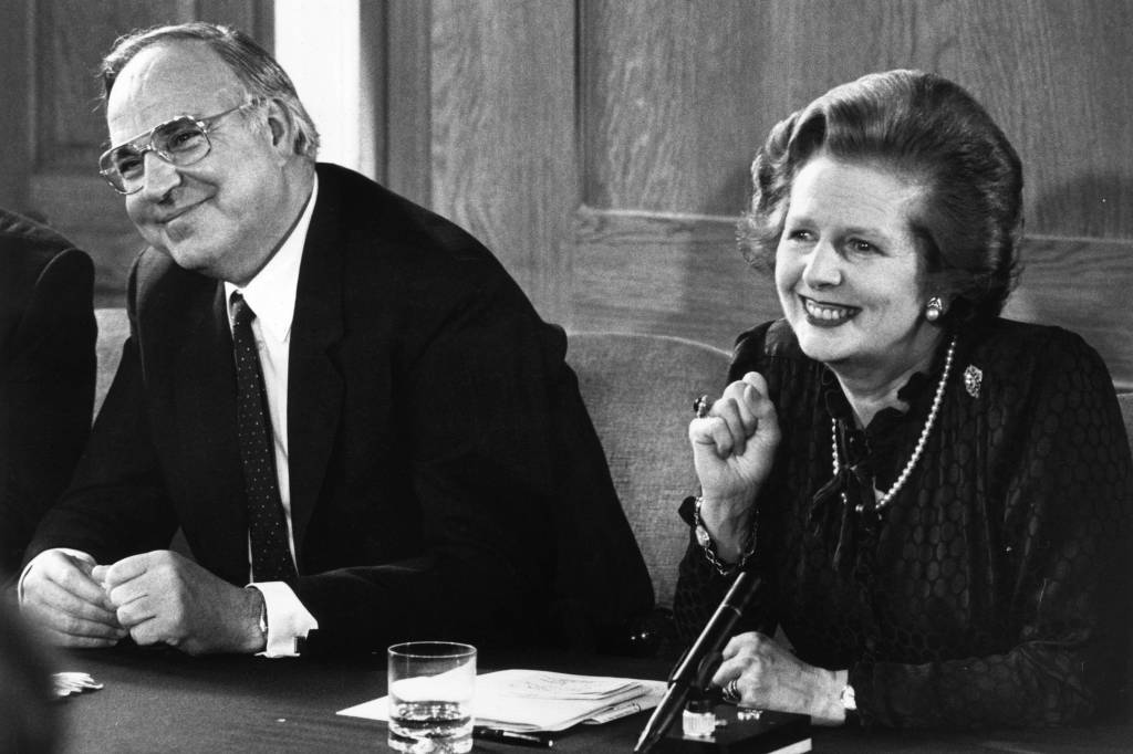 Helmut Kohl e Margareth Thatcher Helmut Kohl e Margareth Thatcher