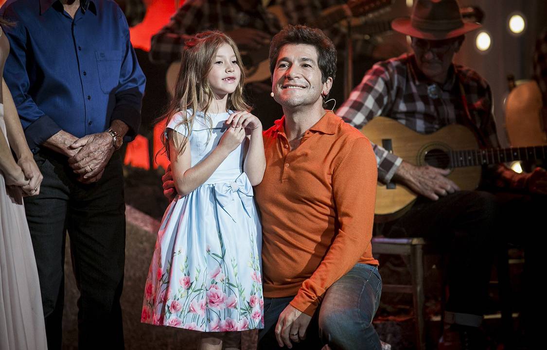 Daniel e a filha Lara