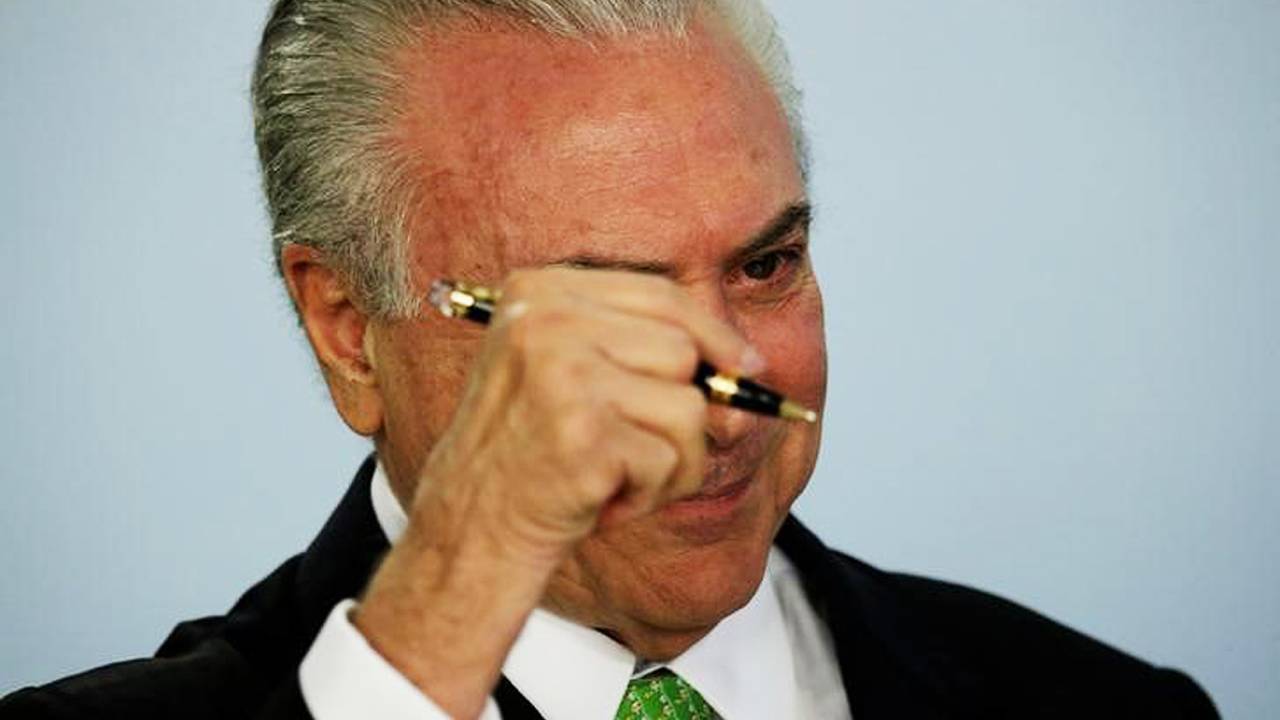O presidente Michel Temer (PMDB)