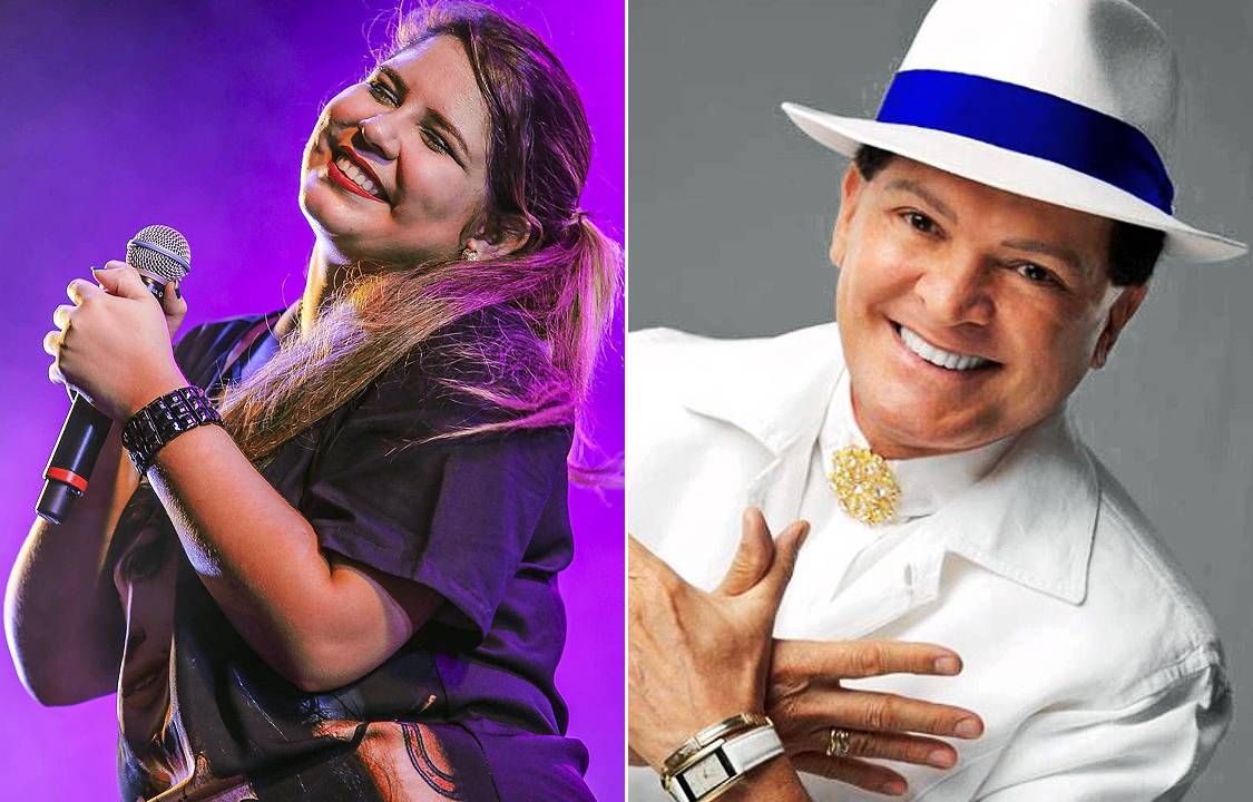 Marília Mendonça e o cantor Alcymar Monteiro