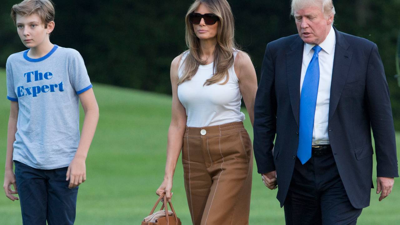 Melania Trump se muda para Casa Branca