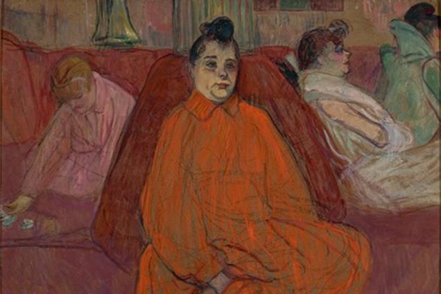 Toulouse-Lautrec - O divã, de 1893 Toulouse-Lautrec - O divã, de 1893