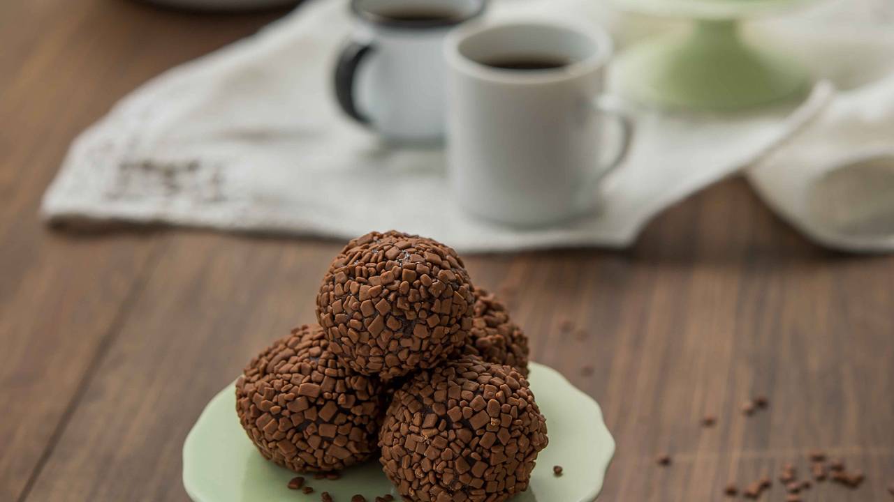 Brigadeiro e do café da manhã