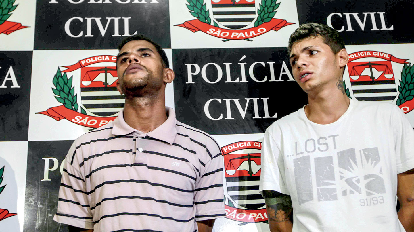 MAIS DOIS SUSPEITOS - Carlos Alex Oliveira de Jesus, 25 anos, e Lucas Rogério Fabrício Lopes, 20 anos