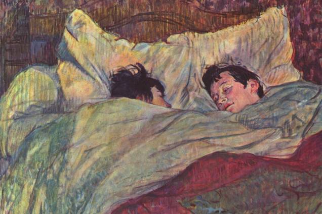 Toulouse Lautrec - A cama, de 1893 Toulouse Lautrec - A cama, de 1893