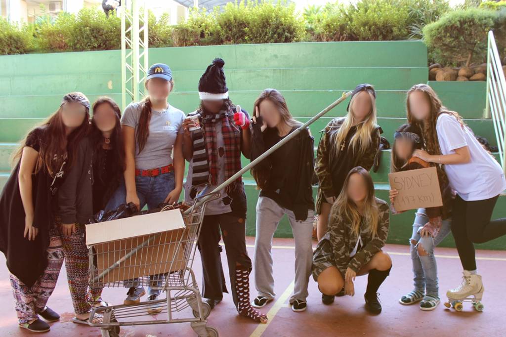 Escola de Porto Alegre promove o trote