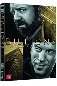 DVD BILLIONS &mdash; A 1&ordf; TEMPORADA (Estados Unidos; 2016; Paramount/Universal)