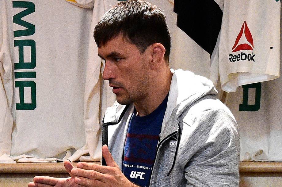Demian Maia antes da luta no UFC 214 em Anaheim (EUA) - 29/07/2017 Demian Maia antes da luta no UFC 214 em Anaheim (EUA) - 29/07/2017