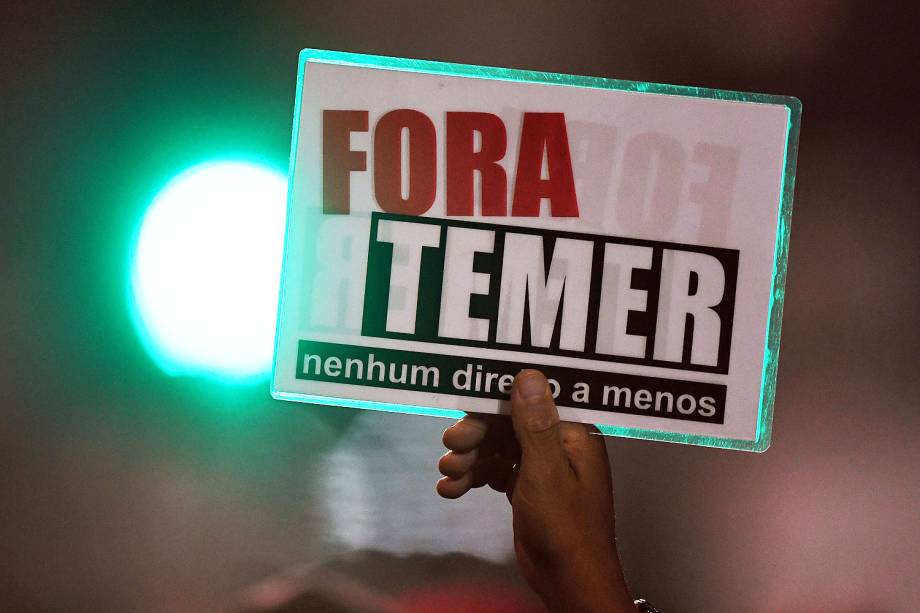 Protesto em apoio ao ex presidente Luiz Inácio Lula da Silva e pela Democracia, na Avenida Paulista, em São Paulo (SP) - 20/07/2017