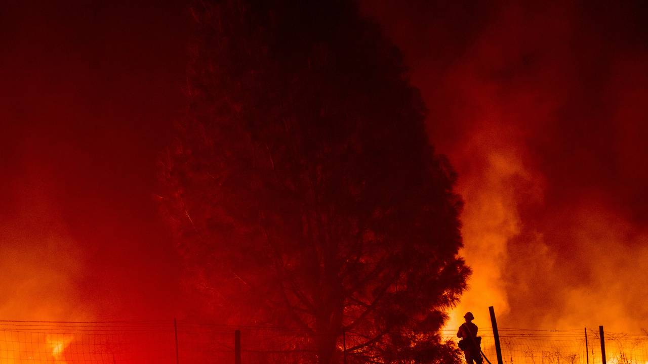 Incêndio florestal em Mariposa, Califórnia