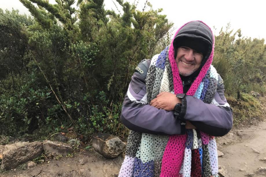 Mineiro de Itajubá, Israel Augusto foi ao parque pela primeira vez na expectativa de ver neve.