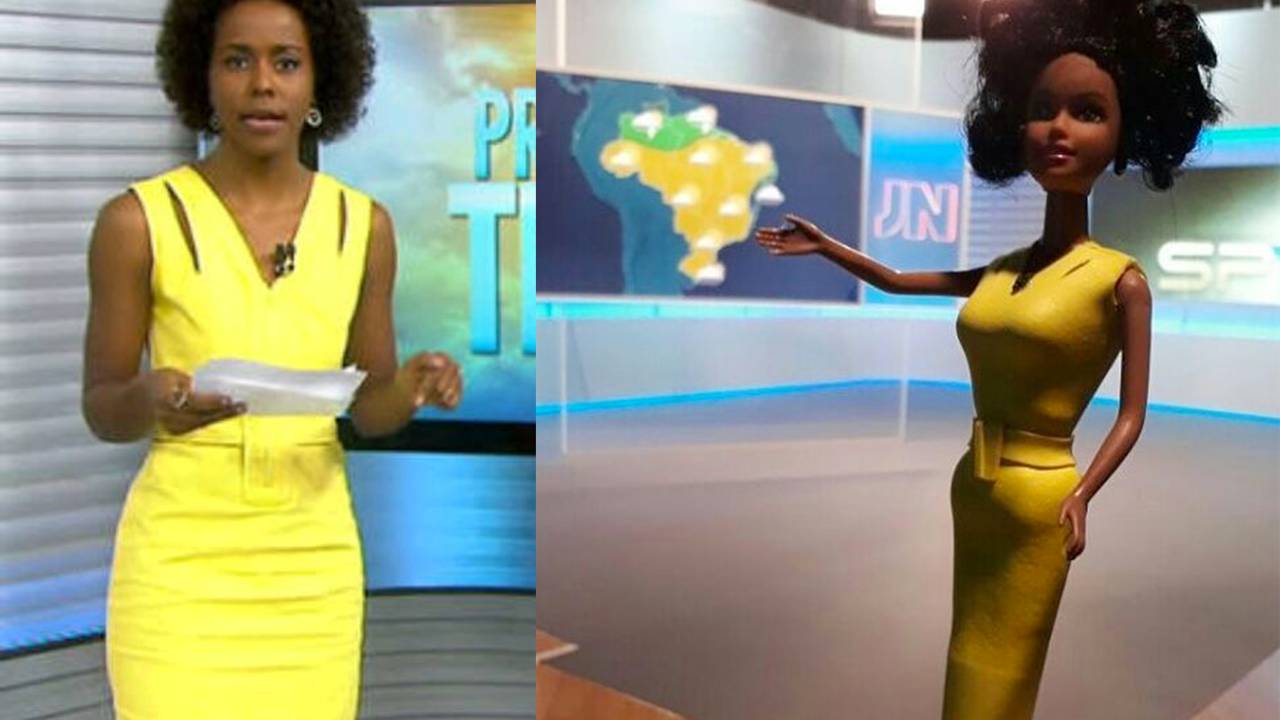 Boneca inspirada na jornalista Maju Coutinho
