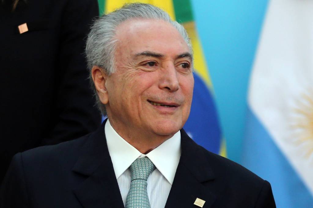 O presidente da Rep&uacute;blica, Michel Temer (PMDB), durante a 50&ordf; C&uacute;pula do Mercosul em Mendoza, na Argentina, em que o Brasil assumir&aacute; a presid&ecirc;ncia rotativa do bloco - 21/07/2017