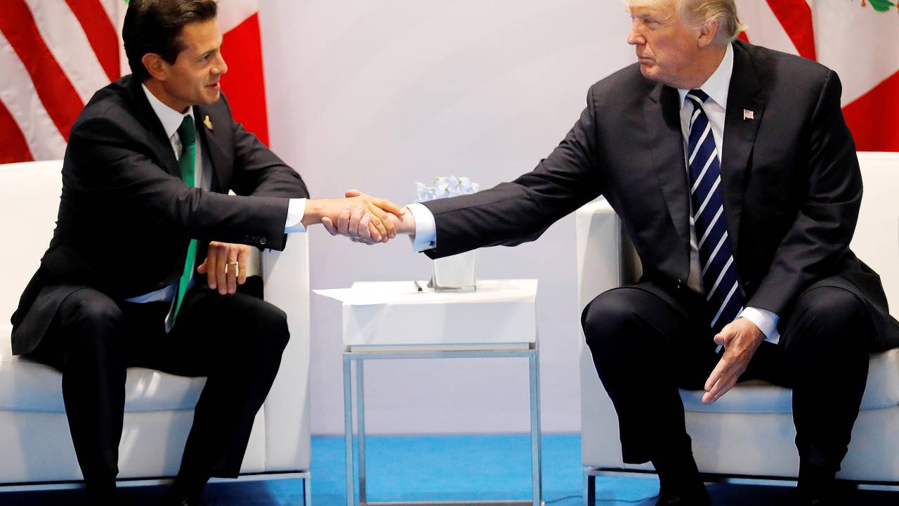 Enrique Peña Nieto e Donald Trump