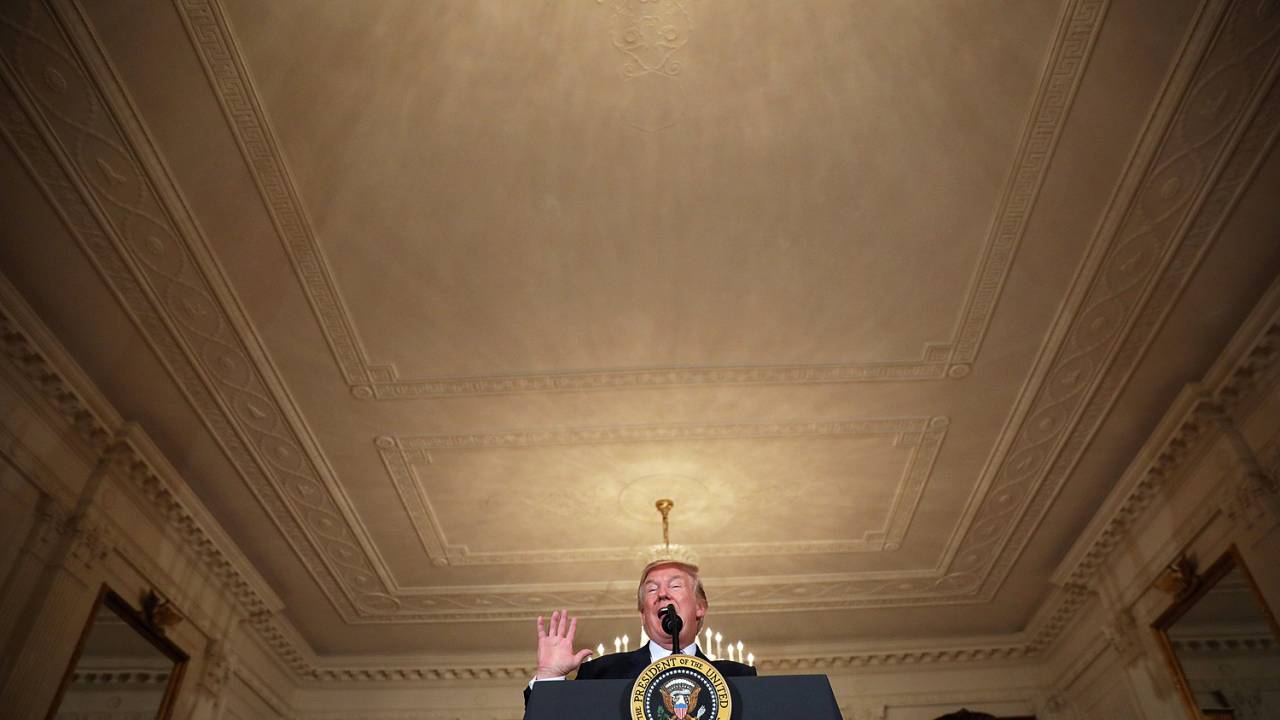 O presidente dos Estados Unidos, Donald Trump