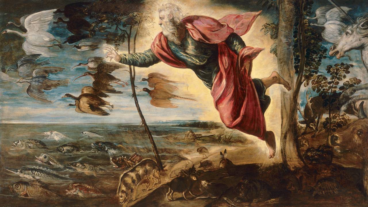 A criação dos animais, de Tintoretto