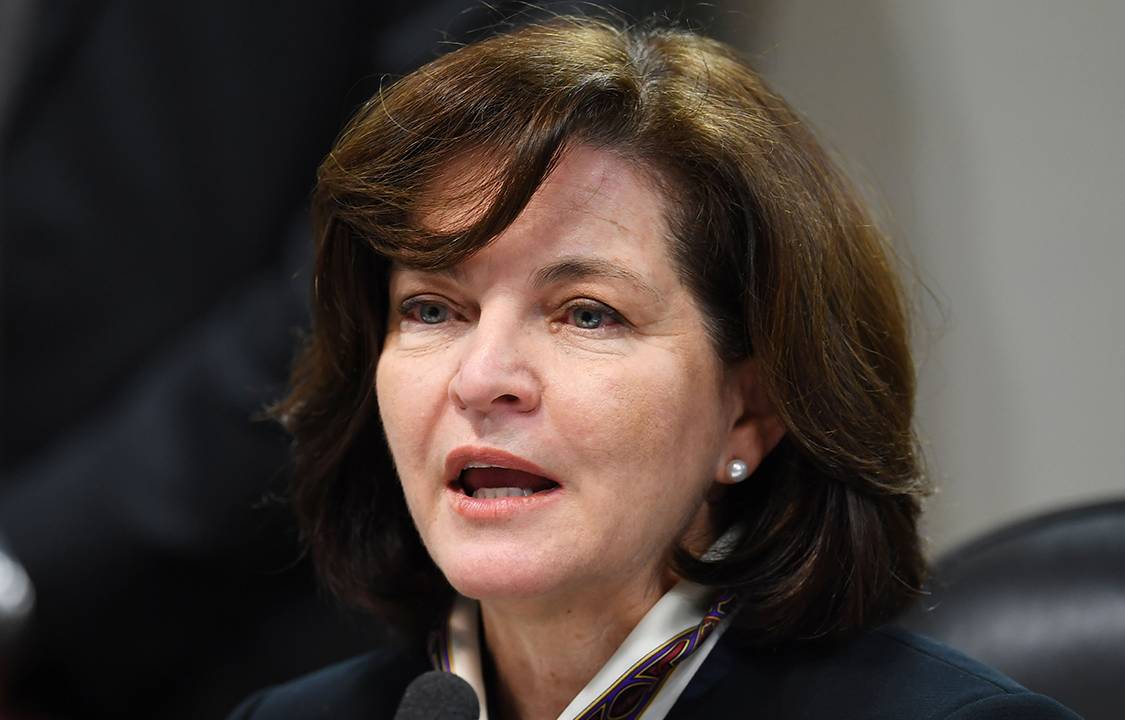 Raquel Dodge, Procuradora-Geral da República indicada pelo Presidente Michel Temer, durante comissão da CCJ em Brasília
