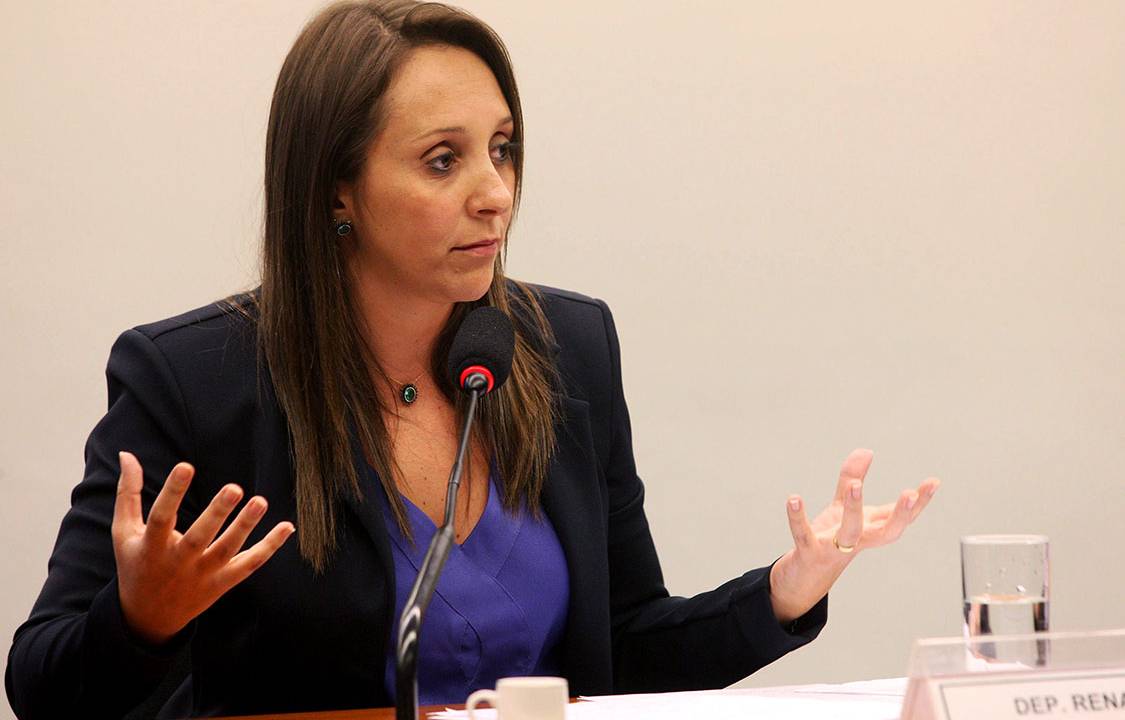 A presidente do Podemos, deputada Renata Abreu (SP)