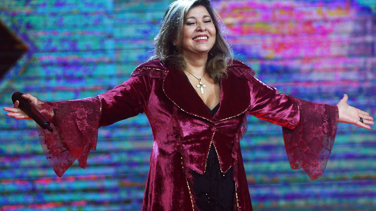 Roberta Miranda grava DVD no Espaço das Américas, SP