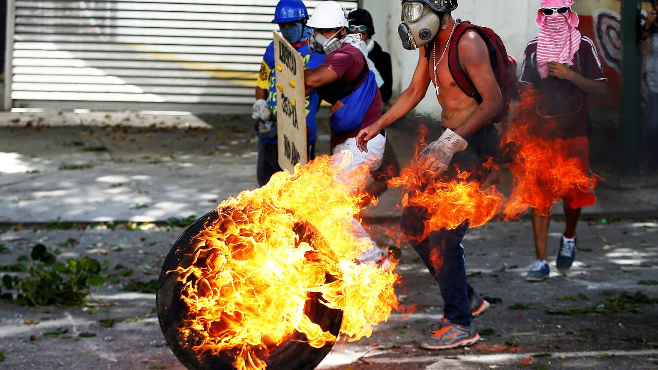 Greve geral na Venezuela - 26/07/2017
