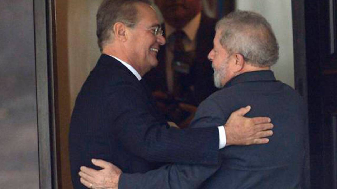 Lula e Renan Calheiros